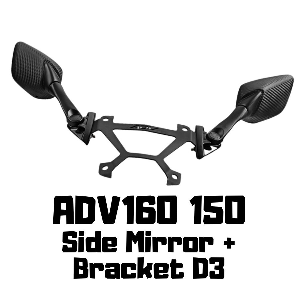 Honda ADV160/150 Side Mirror + Bracket D3 Motorcycle Accessories Side