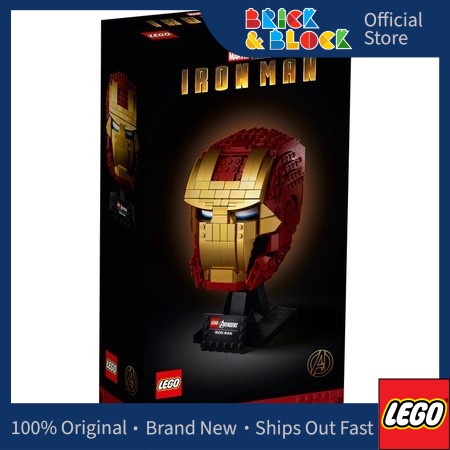 Lego marvel avengers iron man helmet 76165 building kit hotsell