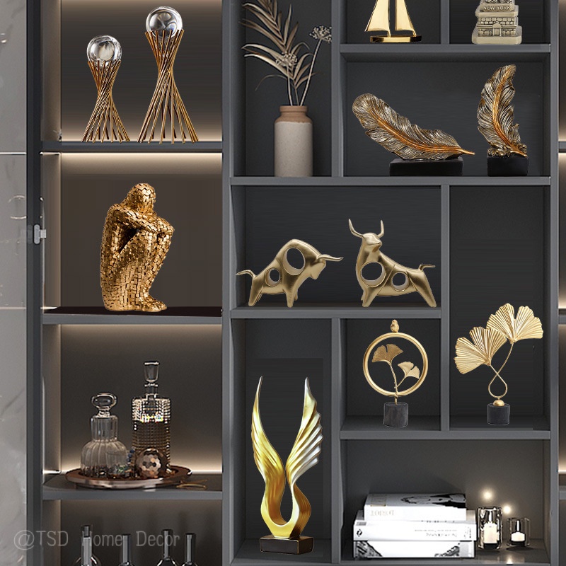 [Ready Stock] Modern Light Luxury Art Villa Restaurant Decoration ...