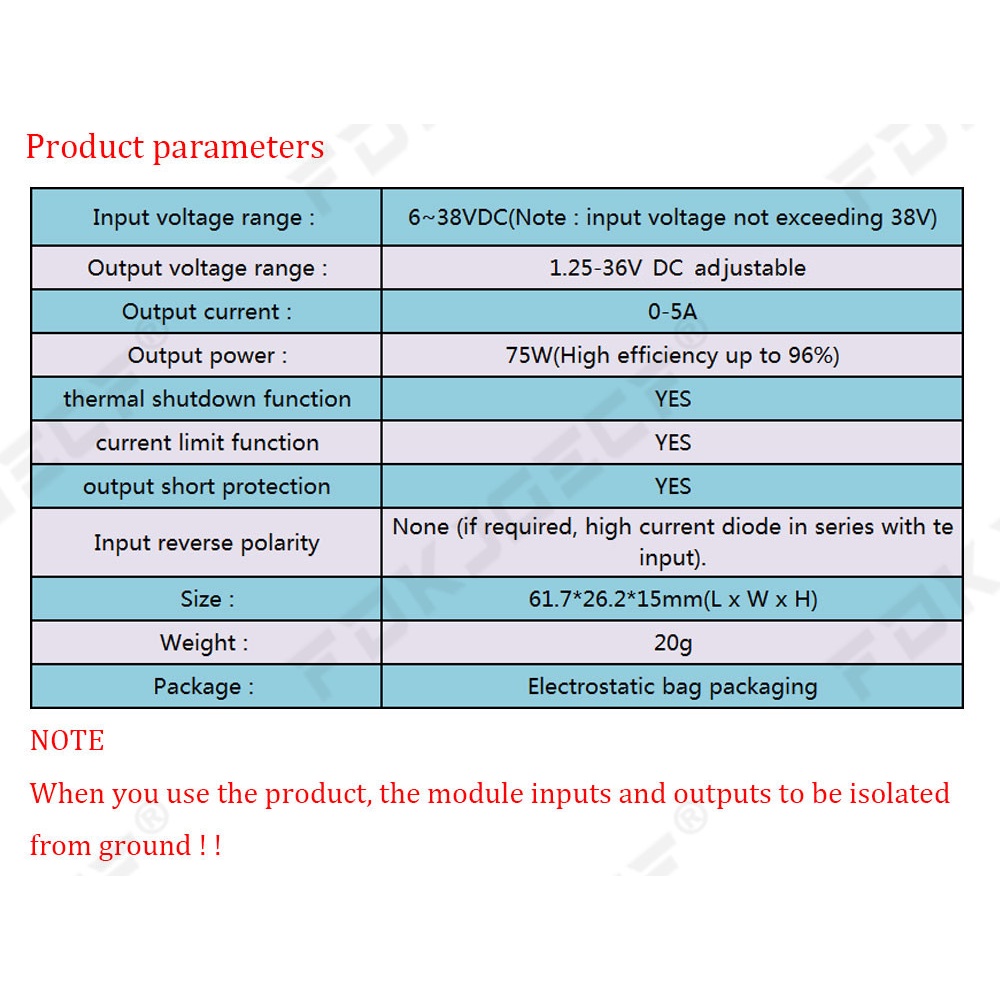 LOTTO 250W DC-DC Convertitore Su Modulo Su Per Potenza Di Ricarica CNC
