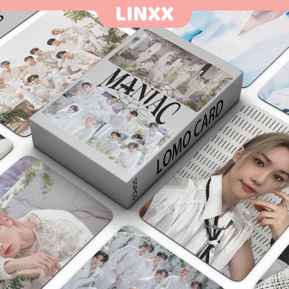 LINXX 55 Pcs Stray Kids MANIAC Album Lomo Card Kpop Photocards ...