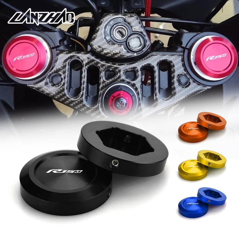 For YAMAHA R15M R15v4 Motorcycle CNC Front Shock Absorber Cover Damping