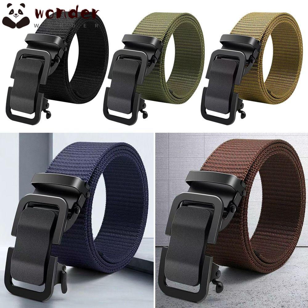 WONDER Nylon Braided Belt Men Luxury Brand Simple Wild Style Weave ...