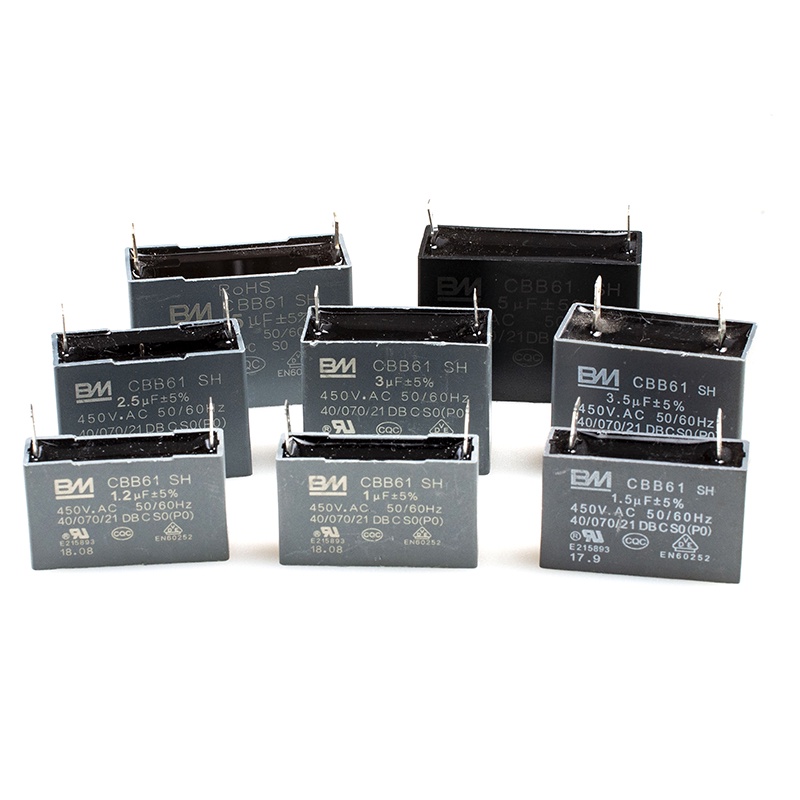 Condensador (Capacitor) CBB61 4uF + 4.5uF + 5uF Para Ventilador De Techo | 4 Cables Y Certificado UL