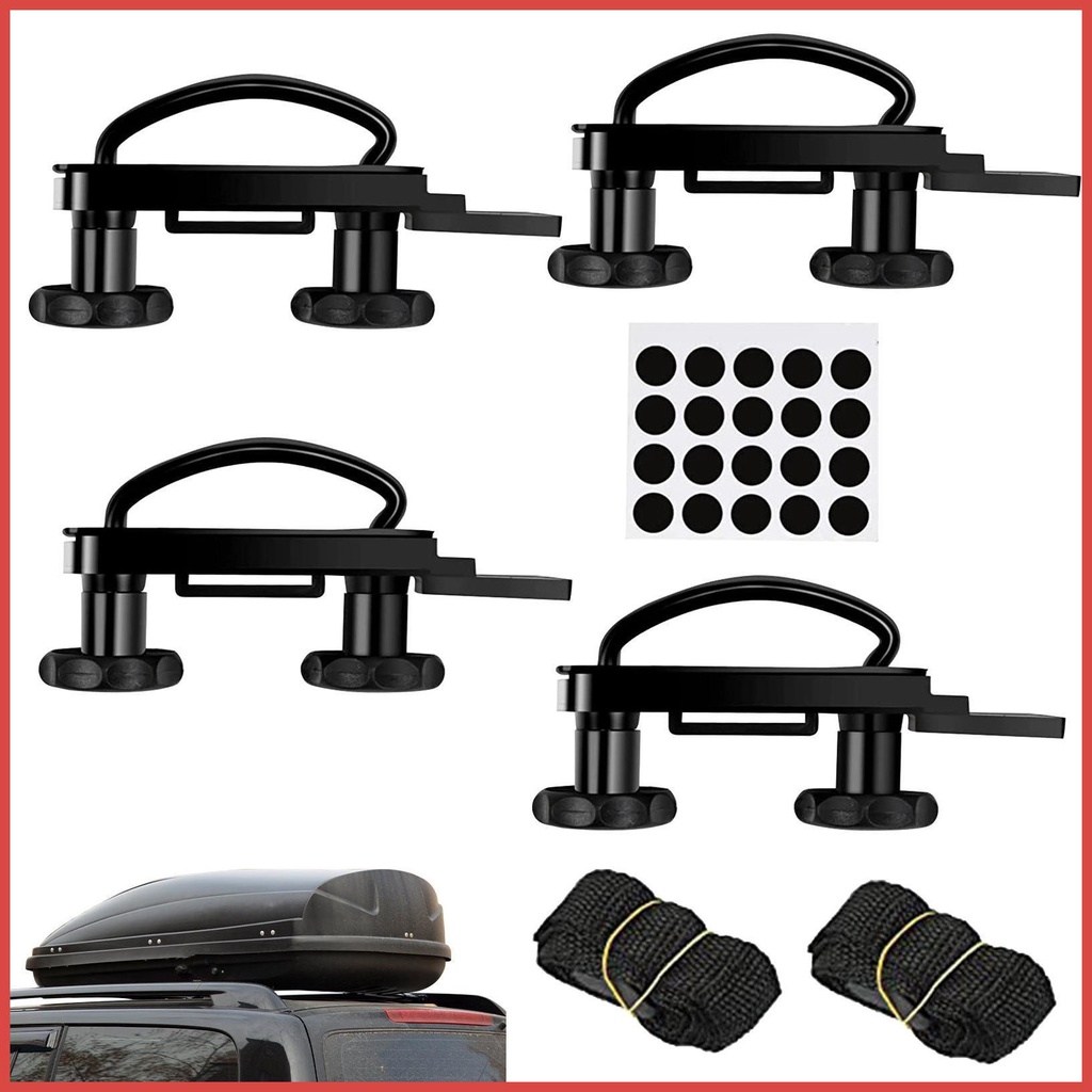 Universal Roof Box U Bolt Clamps Rooftop Cargo Carrier Rack Bolts Car Van Mounting Fitting Kit U
