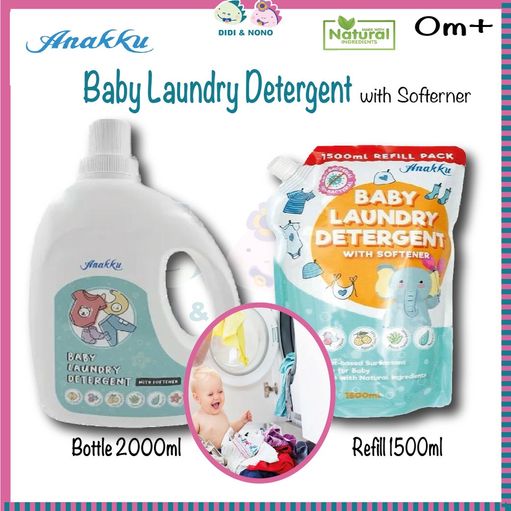 Anakku Baby Laundry Detergent With Softener Sabun Cuci Baju Baby 2000ml ...