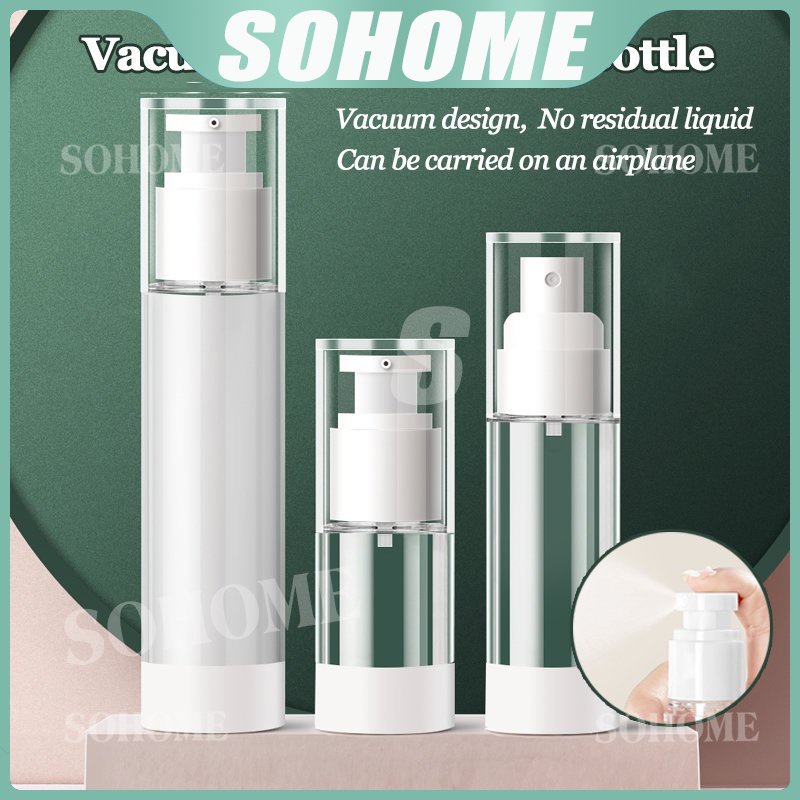 Mini Vacuum Bottle,Vacuum Spray/Lotion Bottle Refillable Portable