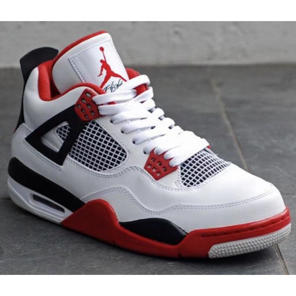 Air Jordan 4 Retro Low cut Casual Breathable Basketball Shoes Men's ...