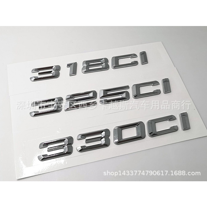 Suitable for BMW 3 Series Rear Trunk Logo Sticker BMW 330ci 325ci 318ci ...