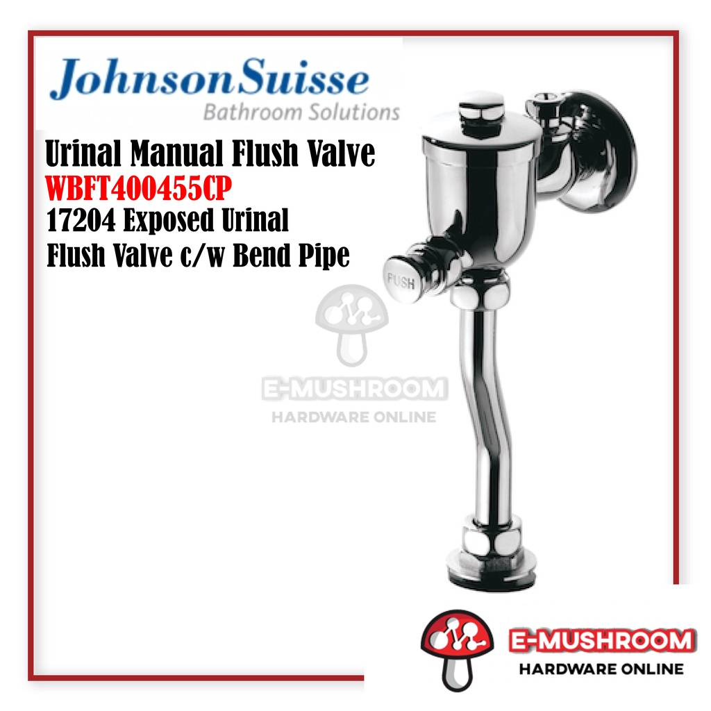 Johnson Suisse Urinal Manual Flush Valve 17204 Exposed Urinal Flush