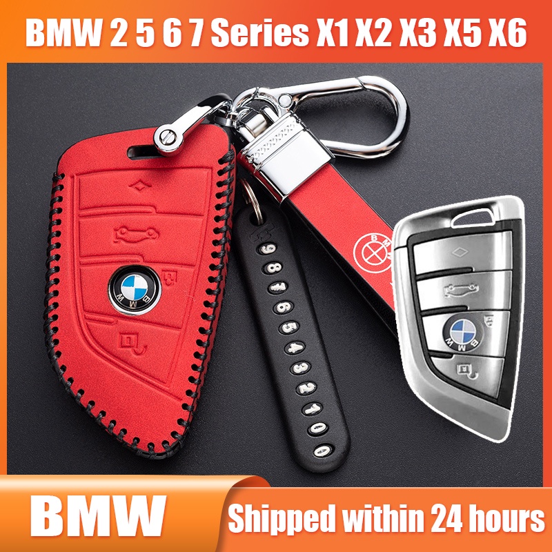 Sarung Kunci BMW 2 5 6 7 X1 X2 X3 X5 X6 Series Key Fob Cover Case ...