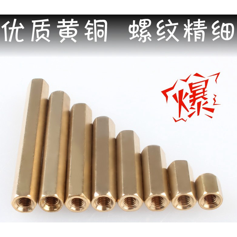 Distanziali M3 In Ottone 100 Pezzi - Doppia Via Esagonale, Lunghezze Da 5 A 50 Mm - Foto 11