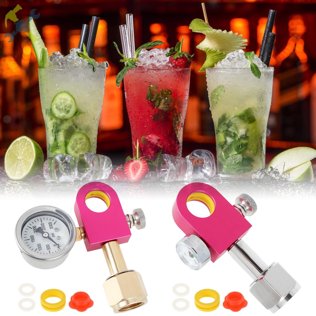 Soda Refill Adapter Stainless Steel Co2 Cylinder Refilling Adapter with ...