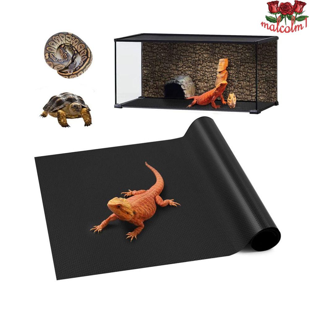 MALCOLM1 Reptile Cage Mat, NonAdhesive Antislip Reptile Carpet