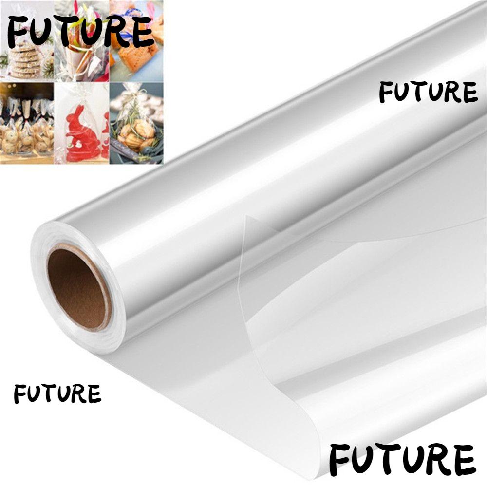 FUTURE DIY Cellophane Wrap Roll Fashion Florist Craft Film Clear