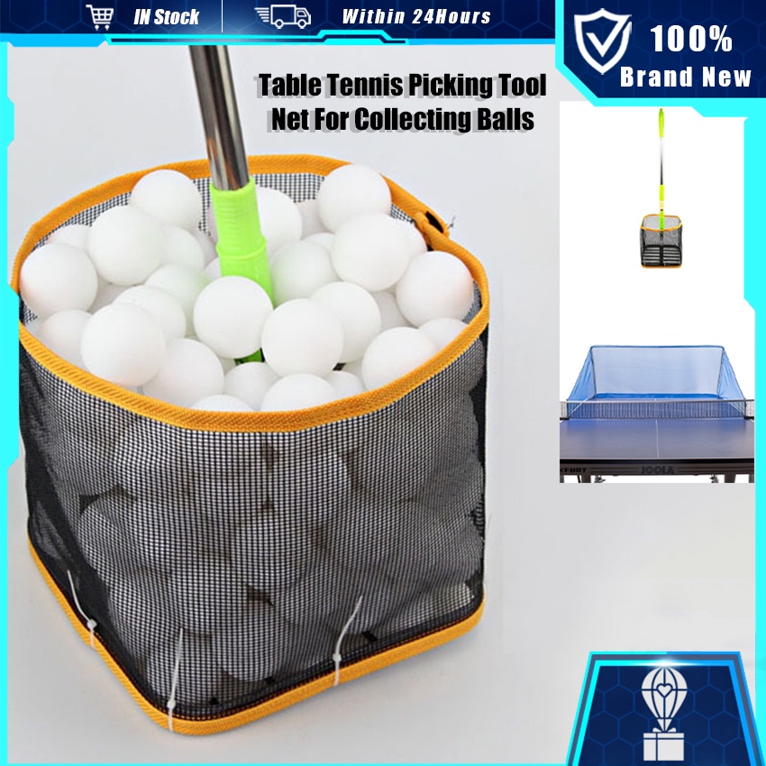 Telescopic Rod/Desktop Table Tennis Collector Easy Pick Up Ping Pong