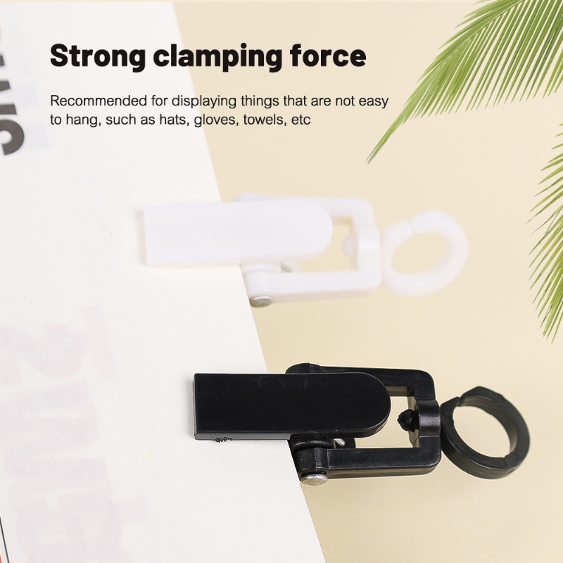 360 Degree Rotatable Plastic Clip For Clothes And Hats / Windproof And ...