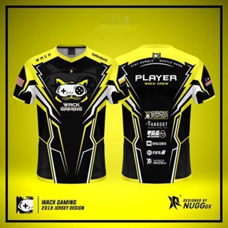 Mlbb PubGM Free Fire AOV CODM full print gaming Jersey costume