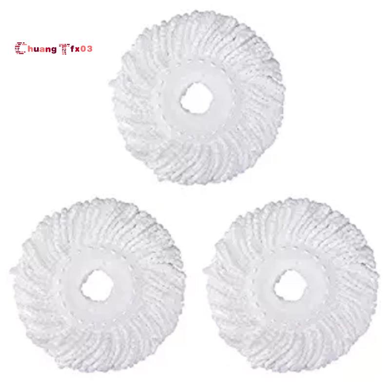 3 Replacement Mop MicroHead Refill for 360° Spin Magic MopMicrofiber