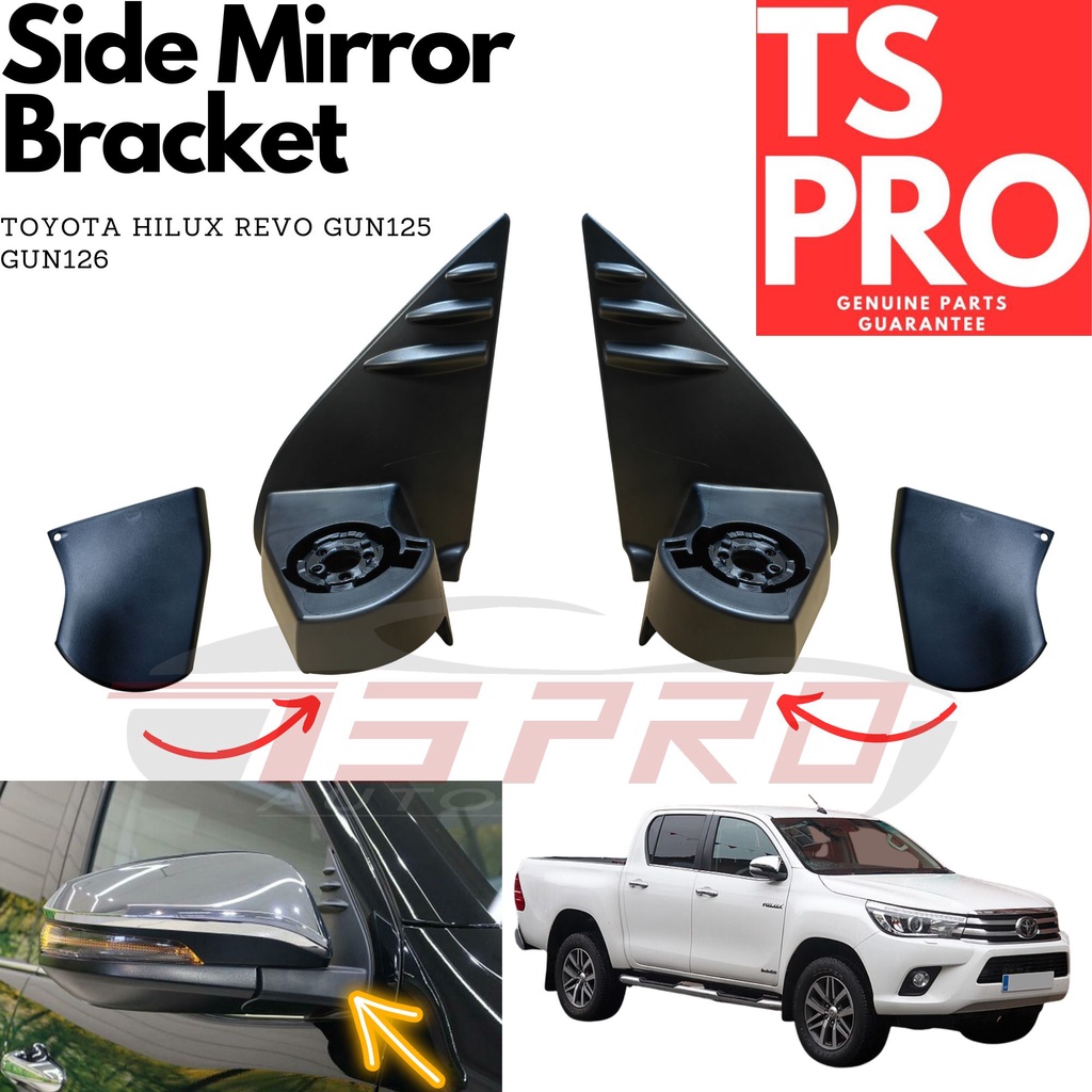 Toyota Hilux Revo GUN125 GUN126 OEM Tapak Cermin Sisi Side Mirror