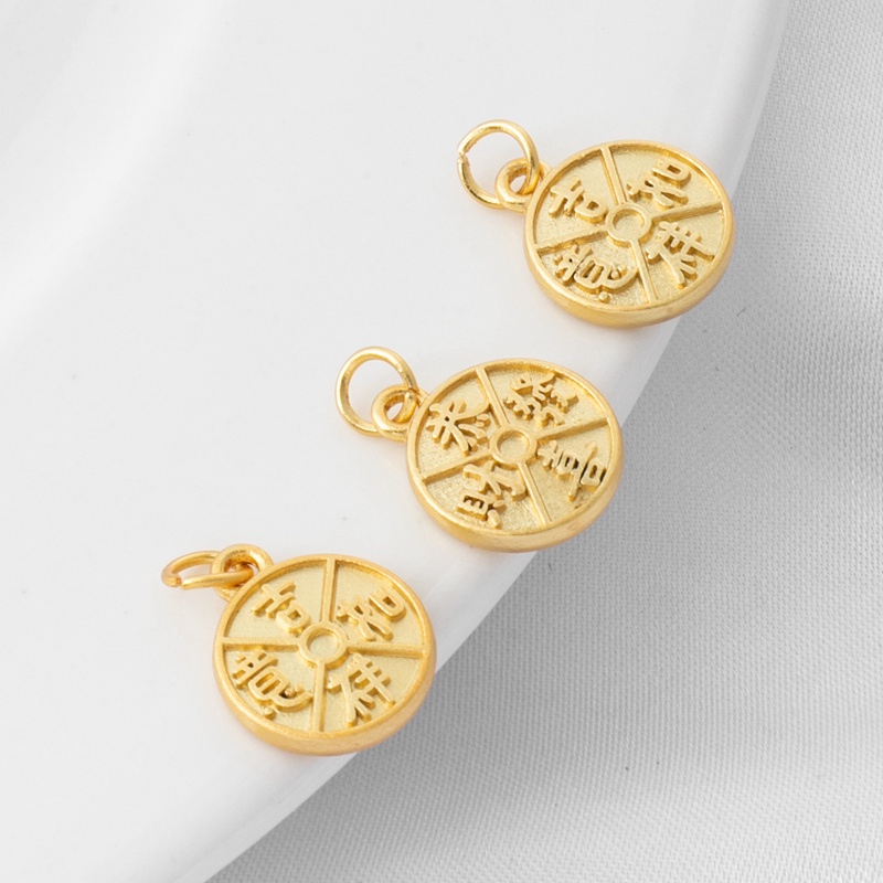 Pendant Pendant 18K GoldClad GoldPlated ColorPreserving Ancient
