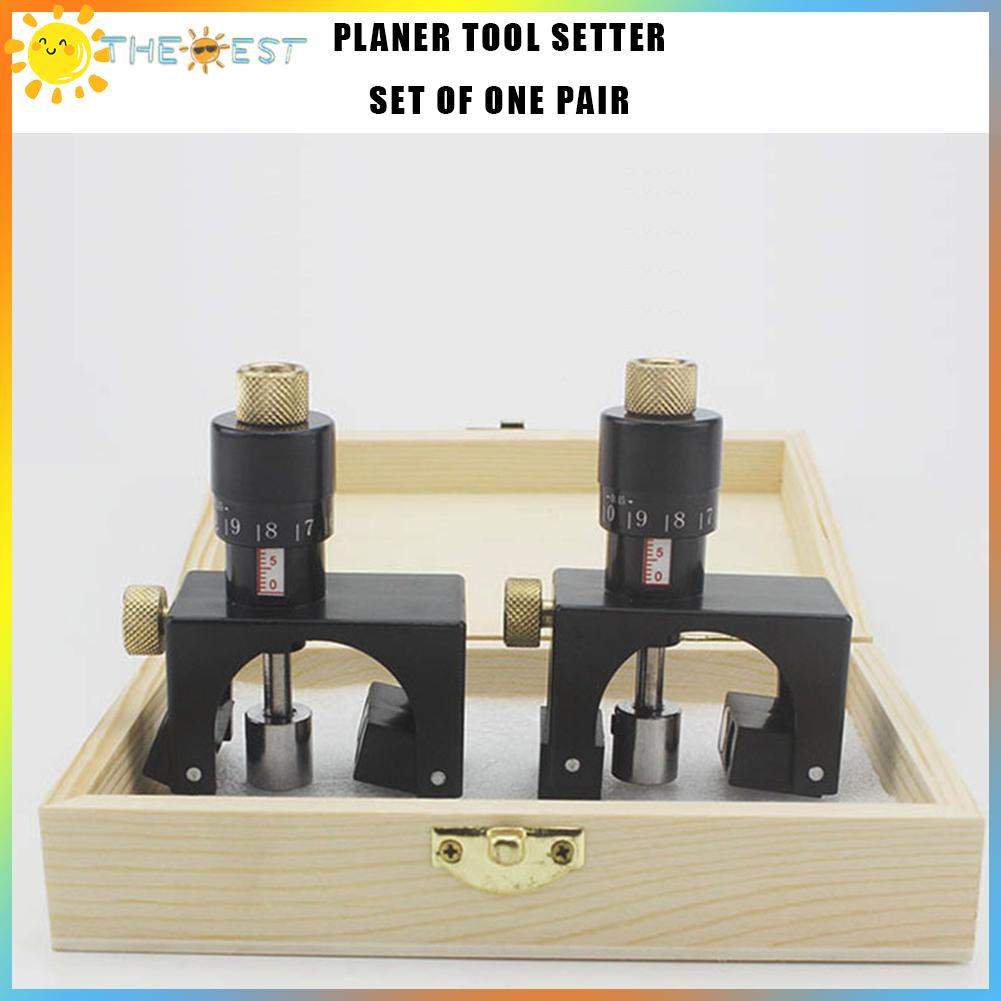 THEBEST 2pcs Planer Blade Setter Jig Gauge Adjustable Jointer Planer ...