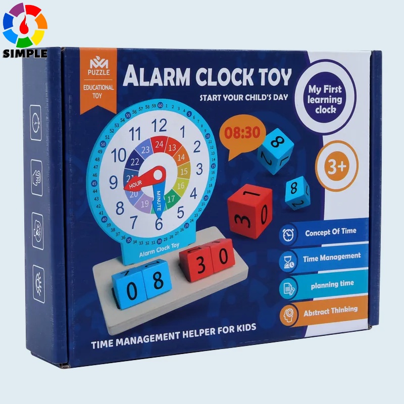 Telling Time Teaching Alarm Clock Activities Set Montessori