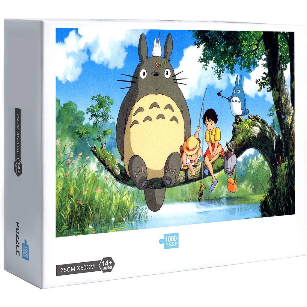 Puzzle Mon Voisin Totoro Sleeping - 1000pcs, Ghibli Official main image 1