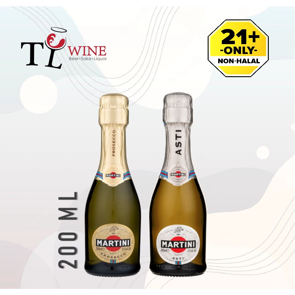 TL WINE Martini Asti spumante / Martini Prosecco 200ml Sparkling Wine💯