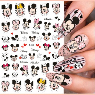 1PCS 3D Cute Cartoon Mickey Minnie Nail Sticker Nail Art Decoration New  Disney Anime Adhesive Sticker Nail Art Supplies Manicure