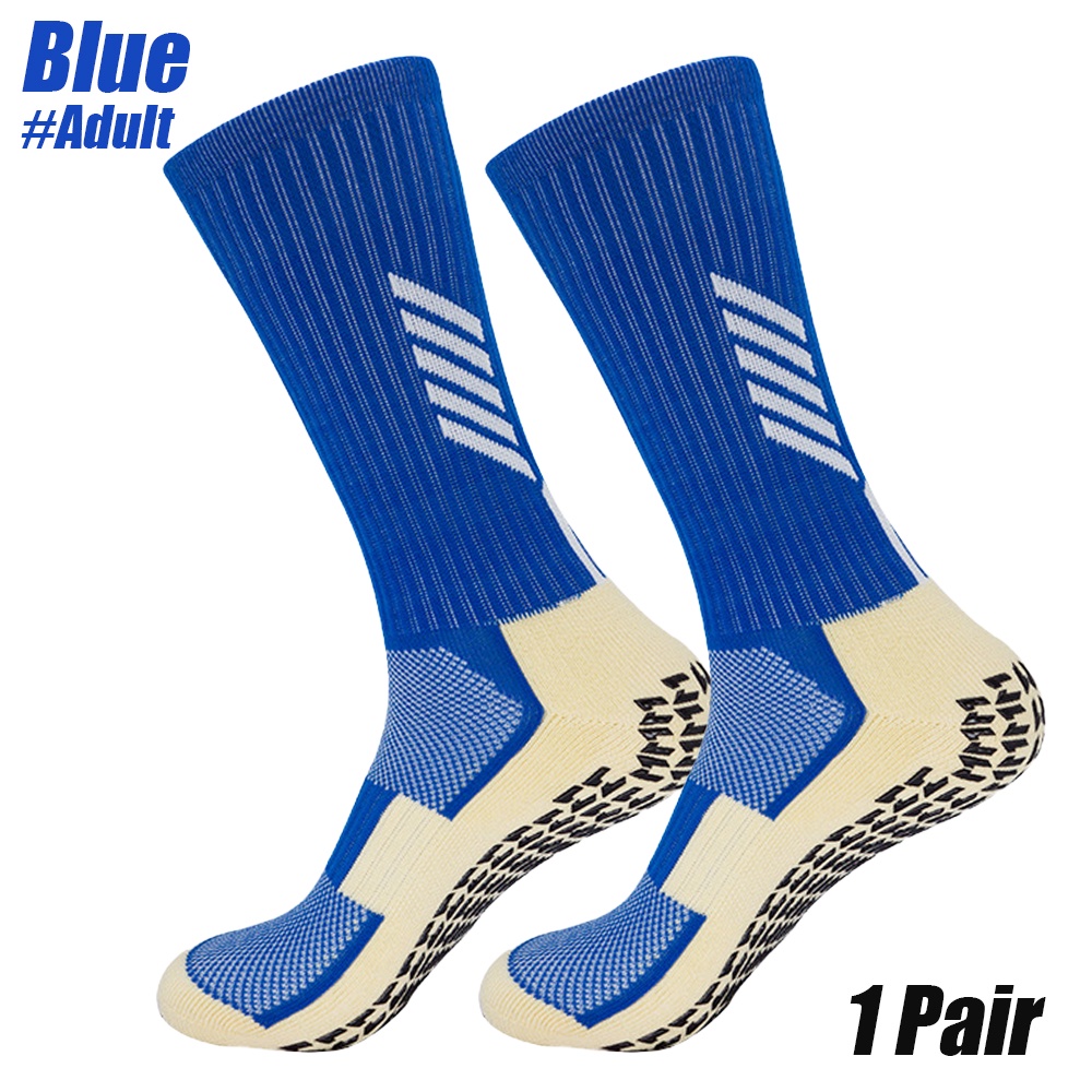1Pair Antislip Athletic Sock for Men Women / Kids Children, Soccer