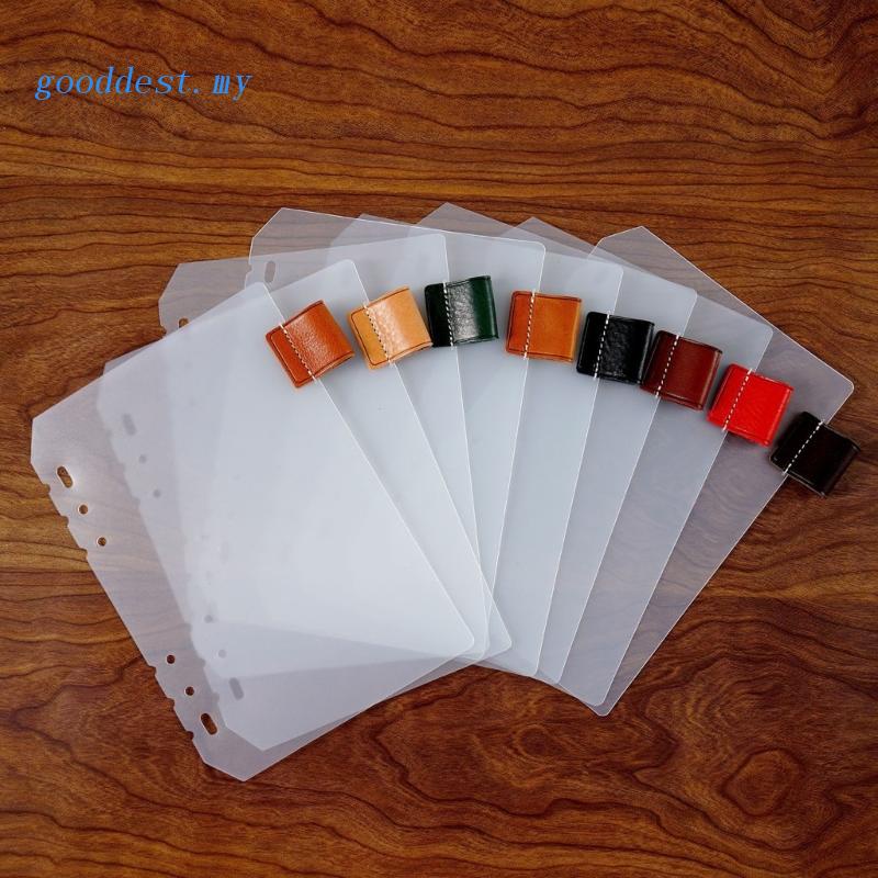 GOOD 6 Rings Binder Divider A5 A6 A7 Insertable Tabs Divider, Binder