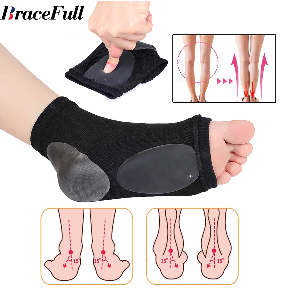1Pair Fasciitis Socks with Arch Support Ankle Compression Sleeve