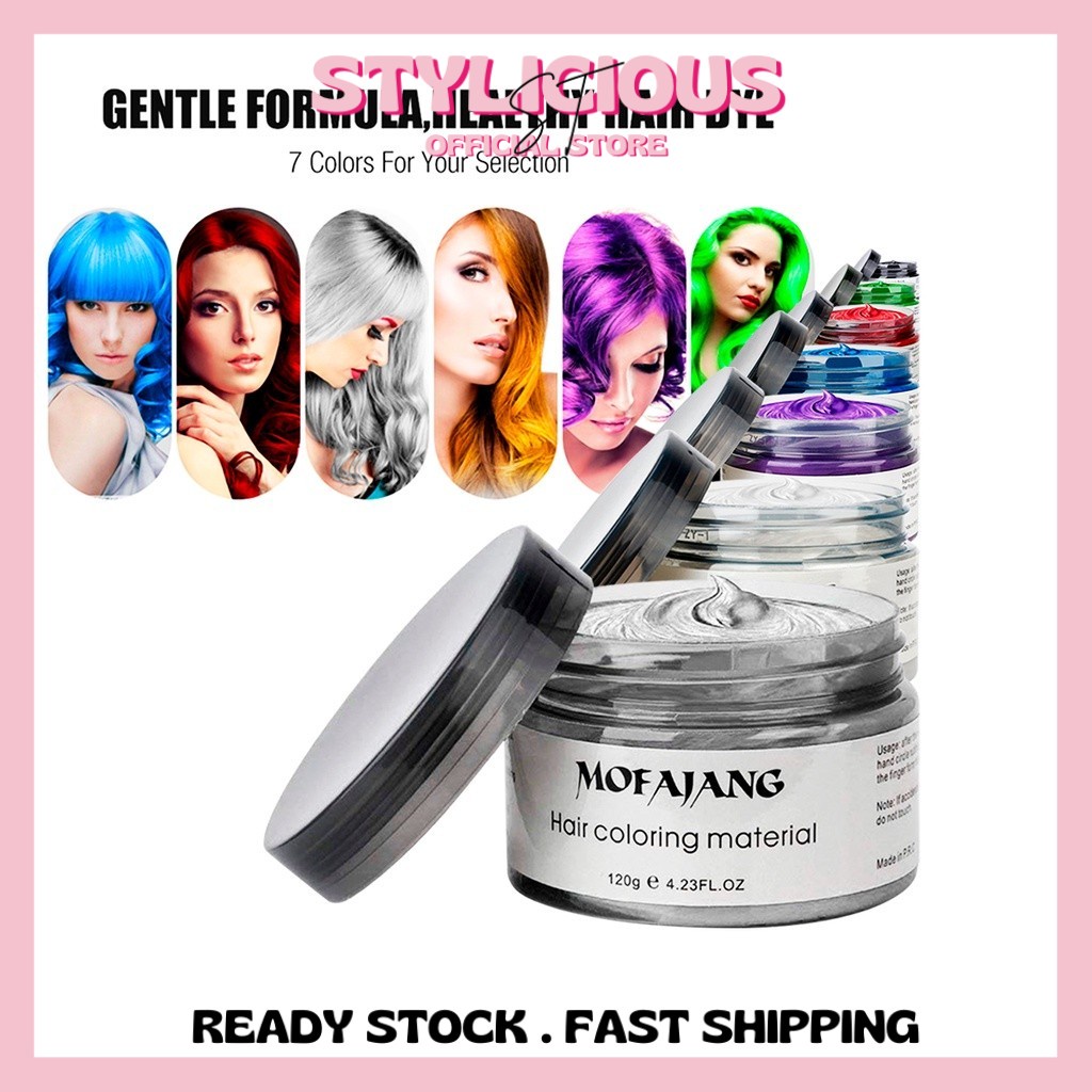 JAPAN MOFAJANG Temporary Colour Hair Wax 120G Shopee Malaysia
