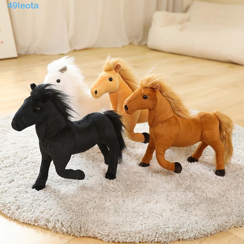 LEOTA Pony Plush Doll Cartoon 32cm Birthday Gift White Cartoon Animal