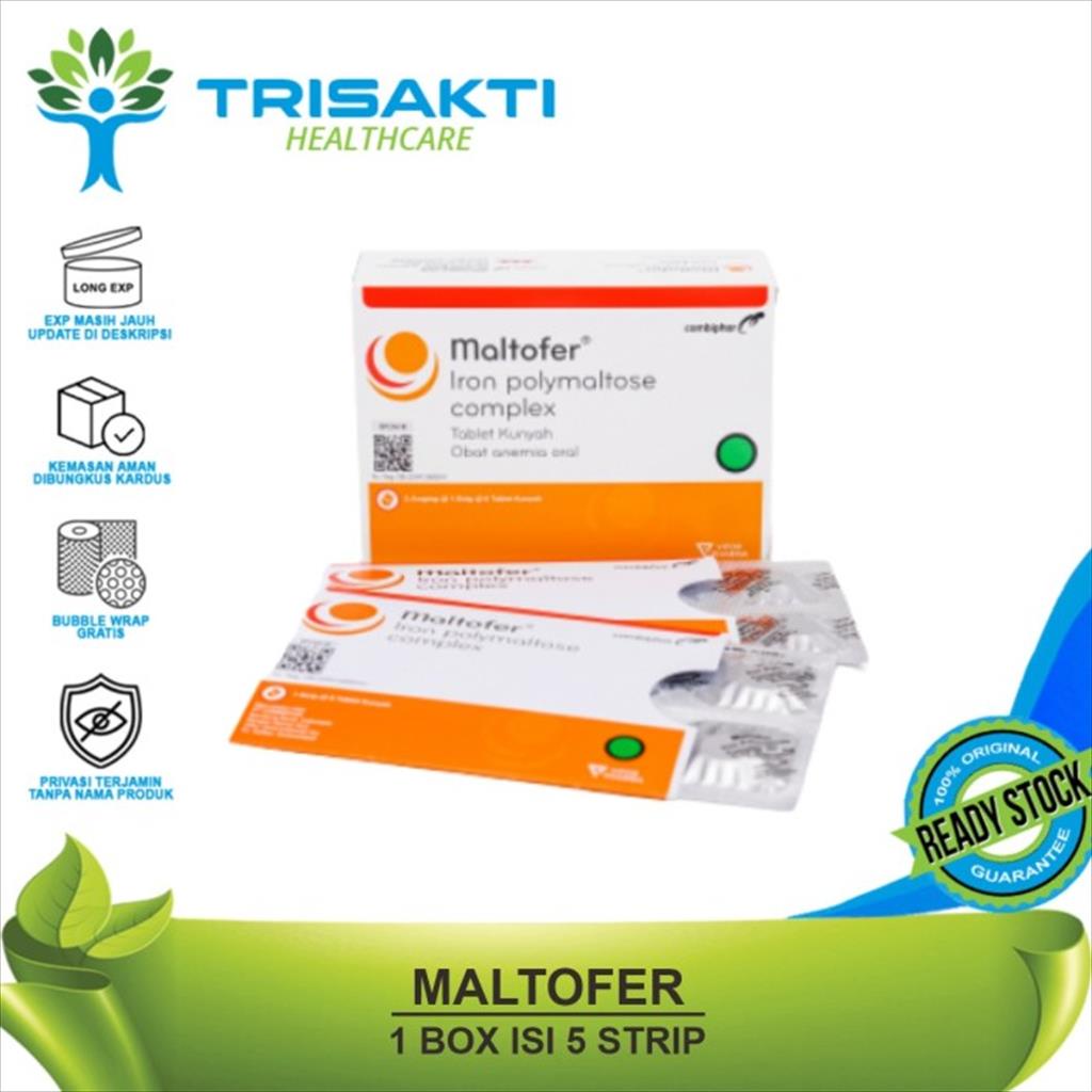 Maltofer Chewable Tablets Chewable Anemia Blood Enhancer 1 Box Contains ...