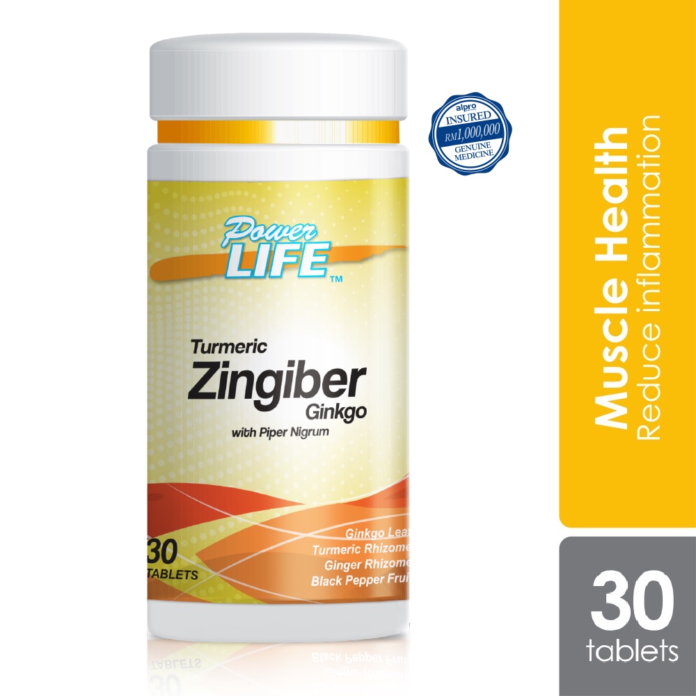 Alpro Pharmacy Exclusive Powerlife Turmeric Zingiber Ginkgo with