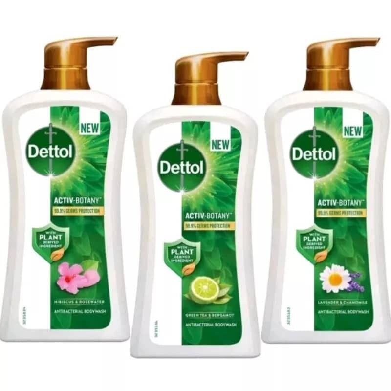 Dettol Activ Botany Showel Gel Antibacterial Body Wash 850ml Lavendar And Chamomile Hisbiscus 6401