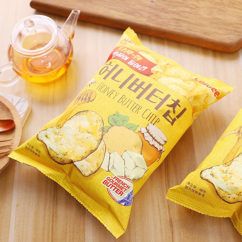 Honey Butter Potato Chips Influencer Casual Office Snacks Potato Chips