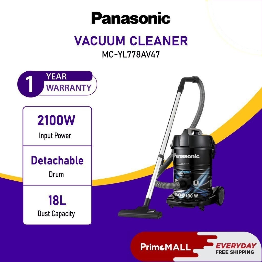 PANASONIC MCYL778 18L Tank Vacuum Cleaner MCYL778AV47 Big Capacity