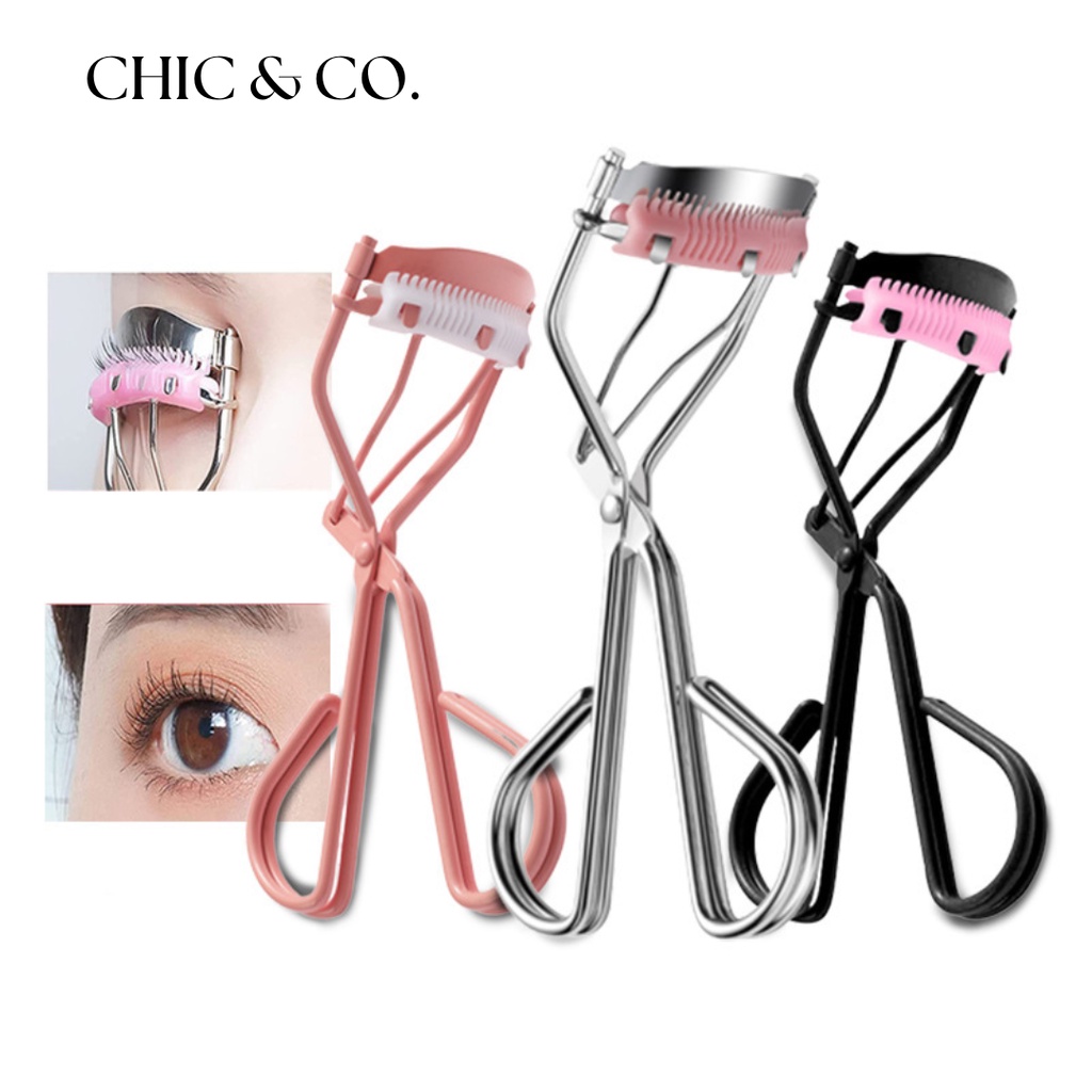 Eyelash Curler With Comb Separator Natural Eyelashes Lash Curler Black