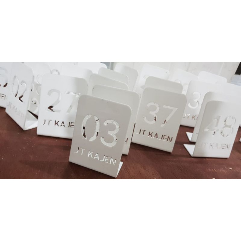 Resto Cafe Warung Acrylic Table Numbers Full Cutting | Shopee Malaysia
