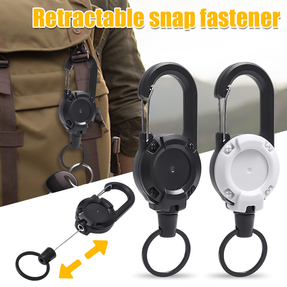 1Pc Multifunctional Automatic Retractable Antitheft Metal Easytopull