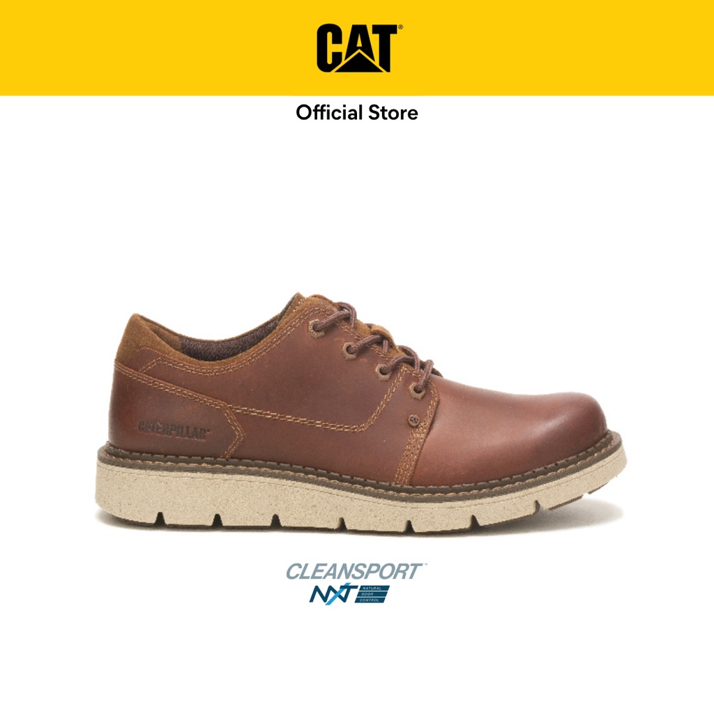 Caterpillar Mens Covert Low Shoe Leather Brown P725368 Casual