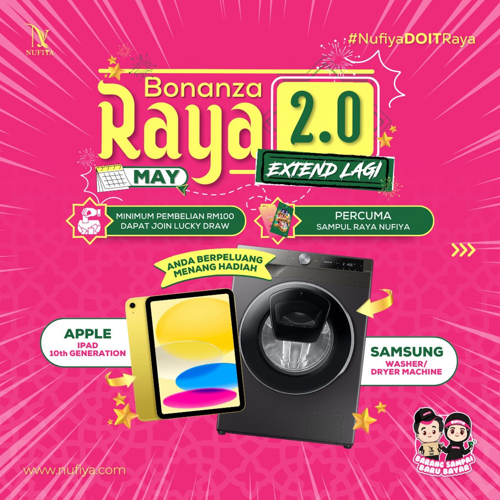 Bonanza Raya Lucky Draw Nufiya Min Rm100 | Shopee Malaysia