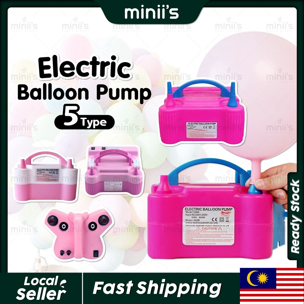 MINIIS PARTY Balloon Pump Electric Ballon Pump Pam Belon Baloon Pump