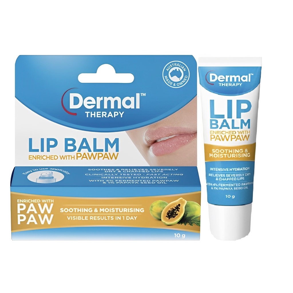 HealthGuru Dermal Therapy Lip Balm For Dry Lips & Sensitive Lips Mint ...