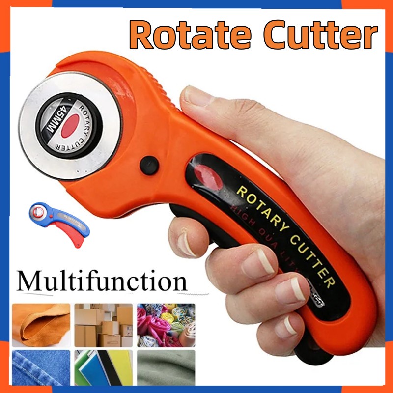 45mm Blades Roller Rotate Cutter Manual Rotary Fabric Craft Cloth ...