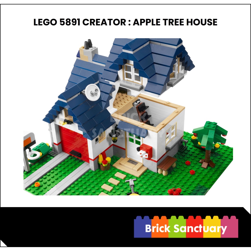 LEGO 5891 Creator Apple Tree House Shopee Malaysia