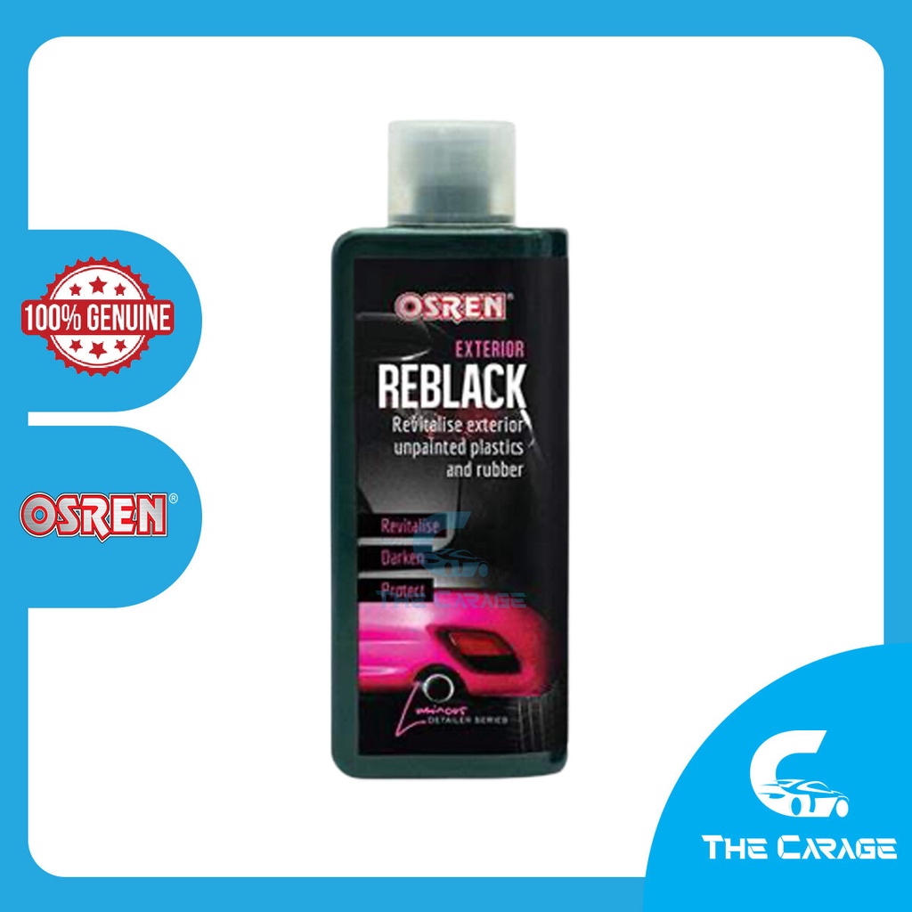OSREN Luminous Exterior Reblack Plastic Trim Dressing (300ml
